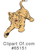 Tiger Clipart #65151 by Dennis Holmes Designs