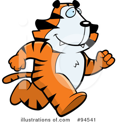 Royalty-Free (RF) Tiger Clipart Illustration by Cory Thoman - Stock Sample #94541
