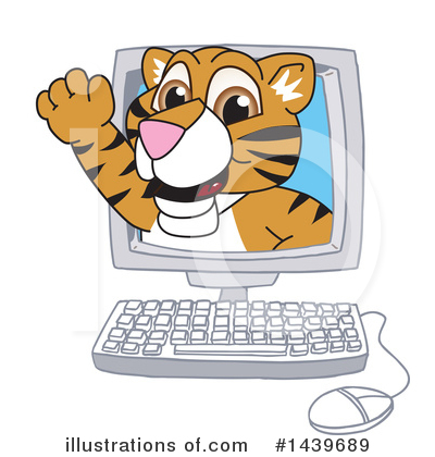Royalty-Free (RF) Tiger Cub Mascot Clipart Illustration by Mascot Junction - Stock Sample #1439689