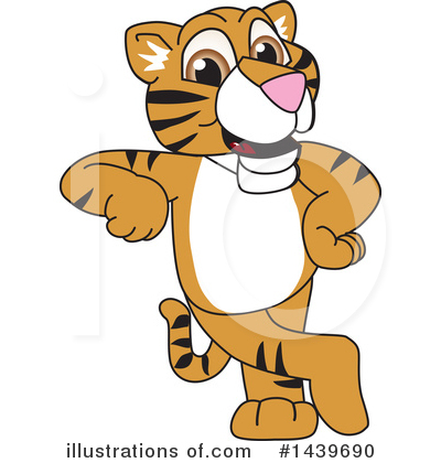 Tiger Cub Mascot Clipart #1439690 by Mascot Junction