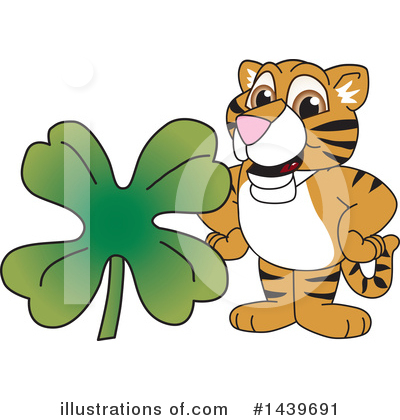 Royalty-Free (RF) Tiger Cub Mascot Clipart Illustration by Mascot Junction - Stock Sample #1439691