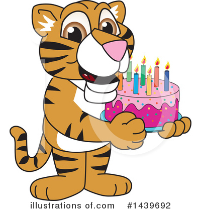 Royalty-Free (RF) Tiger Cub Mascot Clipart Illustration by Mascot Junction - Stock Sample #1439692