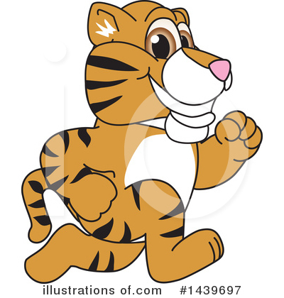 Royalty-Free (RF) Tiger Cub Mascot Clipart Illustration by Mascot Junction - Stock Sample #1439697