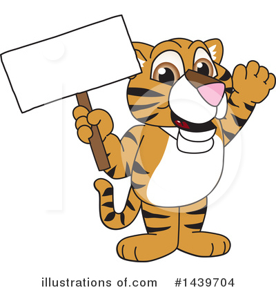 Royalty-Free (RF) Tiger Cub Mascot Clipart Illustration by Mascot Junction - Stock Sample #1439704