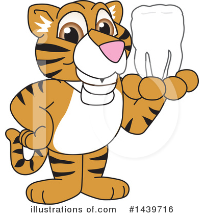 Royalty-Free (RF) Tiger Cub Mascot Clipart Illustration by Mascot Junction - Stock Sample #1439716