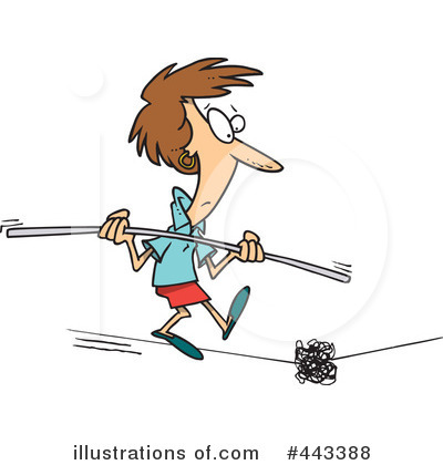 Tightrope Clipart #443388 by toonaday