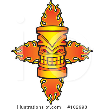 Royalty-Free (RF) Tiki Clipart Illustration by Cory Thoman - Stock Sample #102998