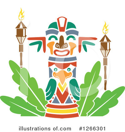 Tiki Torch Clipart #1266301 by BNP Design Studio
