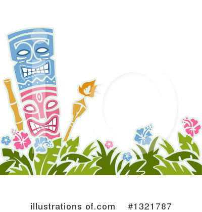 Tiki Torch Clipart #1321787 by BNP Design Studio