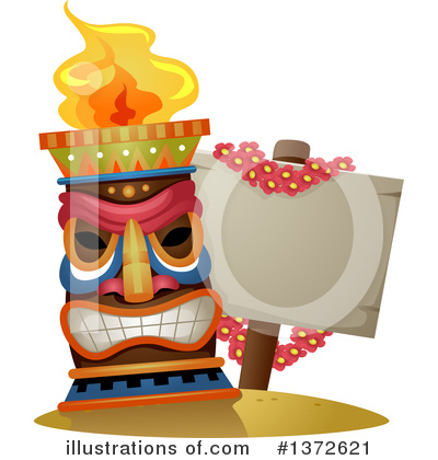 Royalty-Free (RF) Tiki Clipart Illustration by BNP Design Studio - Stock Sample #1372621