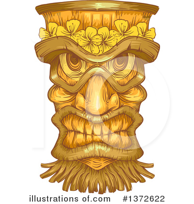 Royalty-Free (RF) Tiki Clipart Illustration by BNP Design Studio - Stock Sample #1372622