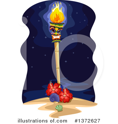 Royalty-Free (RF) Tiki Clipart Illustration by BNP Design Studio - Stock Sample #1372627