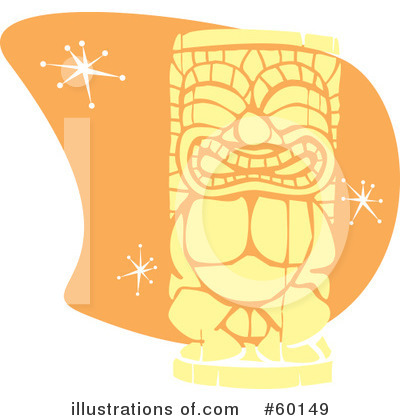 Royalty-Free (RF) Tiki Clipart Illustration by xunantunich - Stock Sample #60149