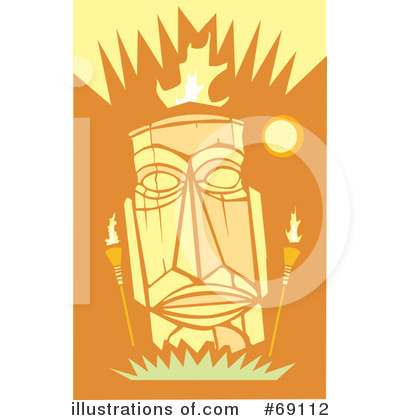Royalty-Free (RF) Tiki Clipart Illustration by xunantunich - Stock Sample #69112