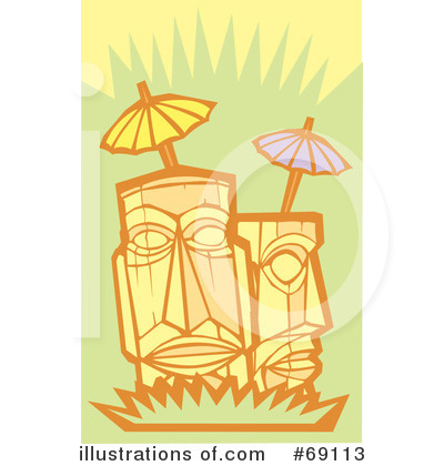 Royalty-Free (RF) Tiki Clipart Illustration by xunantunich - Stock Sample #69113