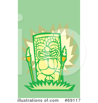 Royalty-Free (RF) Tiki Clipart Illustration by xunantunich - Stock Sample #69117