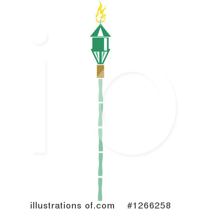 Royalty-Free (RF) Tiki Torch Clipart Illustration by BNP Design Studio - Stock Sample #1266258