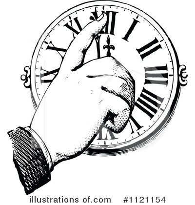 Royalty-Free (RF) Time Clipart Illustration by Prawny Vintage - Stock Sample #1121154