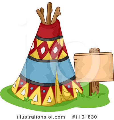 Royalty-Free (RF) Tipi Clipart Illustration by BNP Design Studio - Stock Sample #1101830