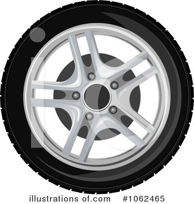 Tire Clipart #1062465 - Illustration by Vector Tradition SM