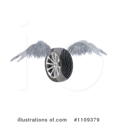 Royalty-Free (RF) Tire Clipart Illustration by Mopic - Stock Sample #1109379