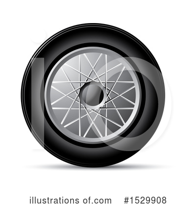 Royalty-Free (RF) Tire Clipart Illustration by Lal Perera - Stock Sample #1529908