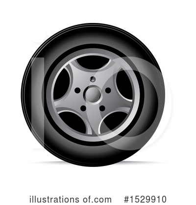 Royalty-Free (RF) Tire Clipart Illustration by Lal Perera - Stock Sample #1529910