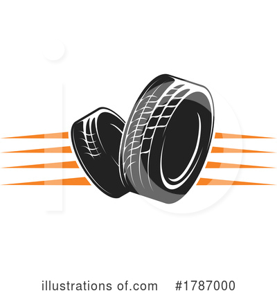 Royalty-Free (RF) Tire Clipart Illustration by Vector Tradition SM - Stock Sample #1787000