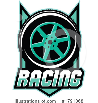 Royalty-Free (RF) Tire Clipart Illustration by Vector Tradition SM - Stock Sample #1791068