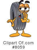 Tire Clipart #8059 by Mascot Junction