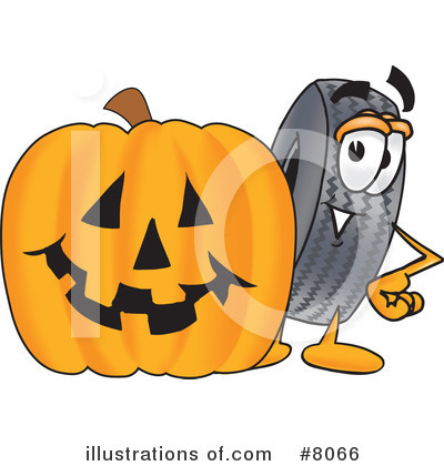 Royalty-Free (RF) Tire Clipart Illustration by Mascot Junction - Stock Sample #8066