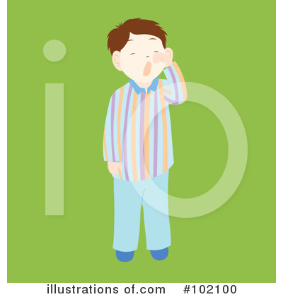 Tired Clipart #102100 by Cherie Reve