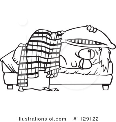 Bed Clipart #1129122 by toonaday