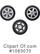 Tires Clipart #1063070 by Vector Tradition SM