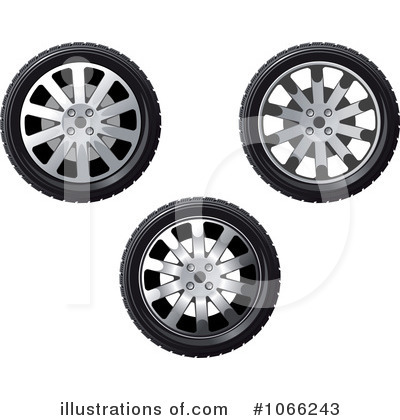 Royalty-Free (RF) Tires Clipart Illustration by Vector Tradition SM - Stock Sample #1066243