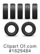 Tires Clipart #1629484 by Vector Tradition SM