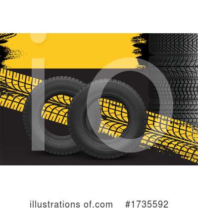 Royalty-Free (RF) Tires Clipart Illustration by Vector Tradition SM - Stock Sample #1735592