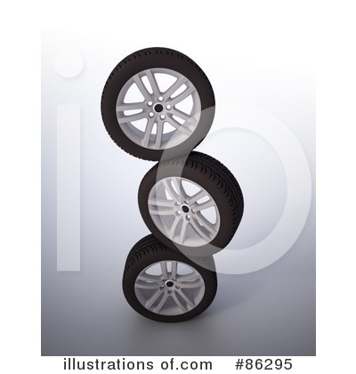 Royalty-Free (RF) Tires Clipart Illustration by Mopic - Stock Sample #86295