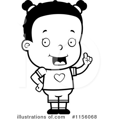 Royalty-Free (RF) Tisha Girl Character Clipart Illustration by Cory Thoman - Stock Sample #1156068