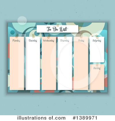 To Do List Clipart #1389971 by KJ Pargeter