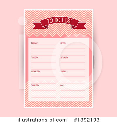 Royalty-Free (RF) To Do Clipart Illustration by KJ Pargeter - Stock Sample #1392193