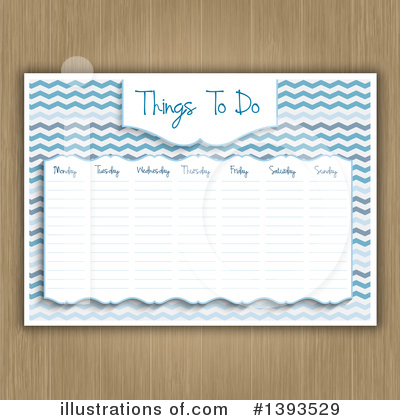Royalty-Free (RF) To Do List Clipart Illustration by KJ Pargeter - Stock Sample #1393529