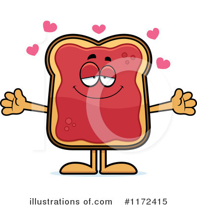 Royalty-Free (RF) Toast And Jam Clipart Illustration by Cory Thoman - Stock Sample #1172415