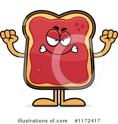 Royalty-Free (RF) Toast And Jam Clipart Illustration by Cory Thoman - Stock Sample #1172417