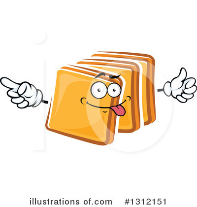 Royalty-Free (RF) Toast Clipart Illustration by Vector Tradition SM - Stock Sample #1312151