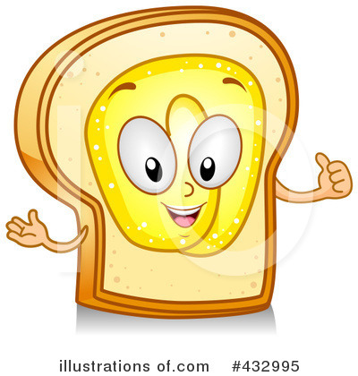 Royalty-Free (RF) Toast Clipart Illustration by BNP Design Studio - Stock Sample #432995