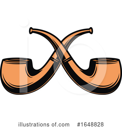 Tobacco Pipe Clipart #1648828 by Vector Tradition SM