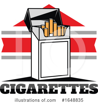 Cigarette Clipart #1648835 by Vector Tradition SM