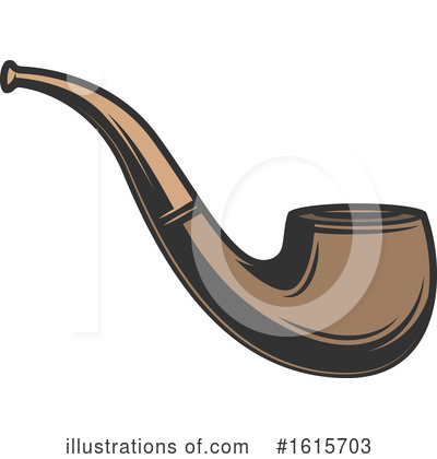 Royalty-Free (RF) Tobacco Pipe Clipart Illustration by Vector Tradition SM - Stock Sample #1615703