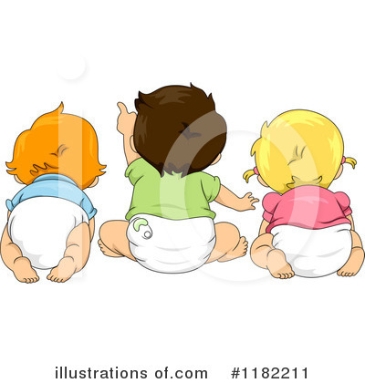 Royalty-Free (RF) Toddler Clipart Illustration by BNP Design Studio - Stock Sample #1182211